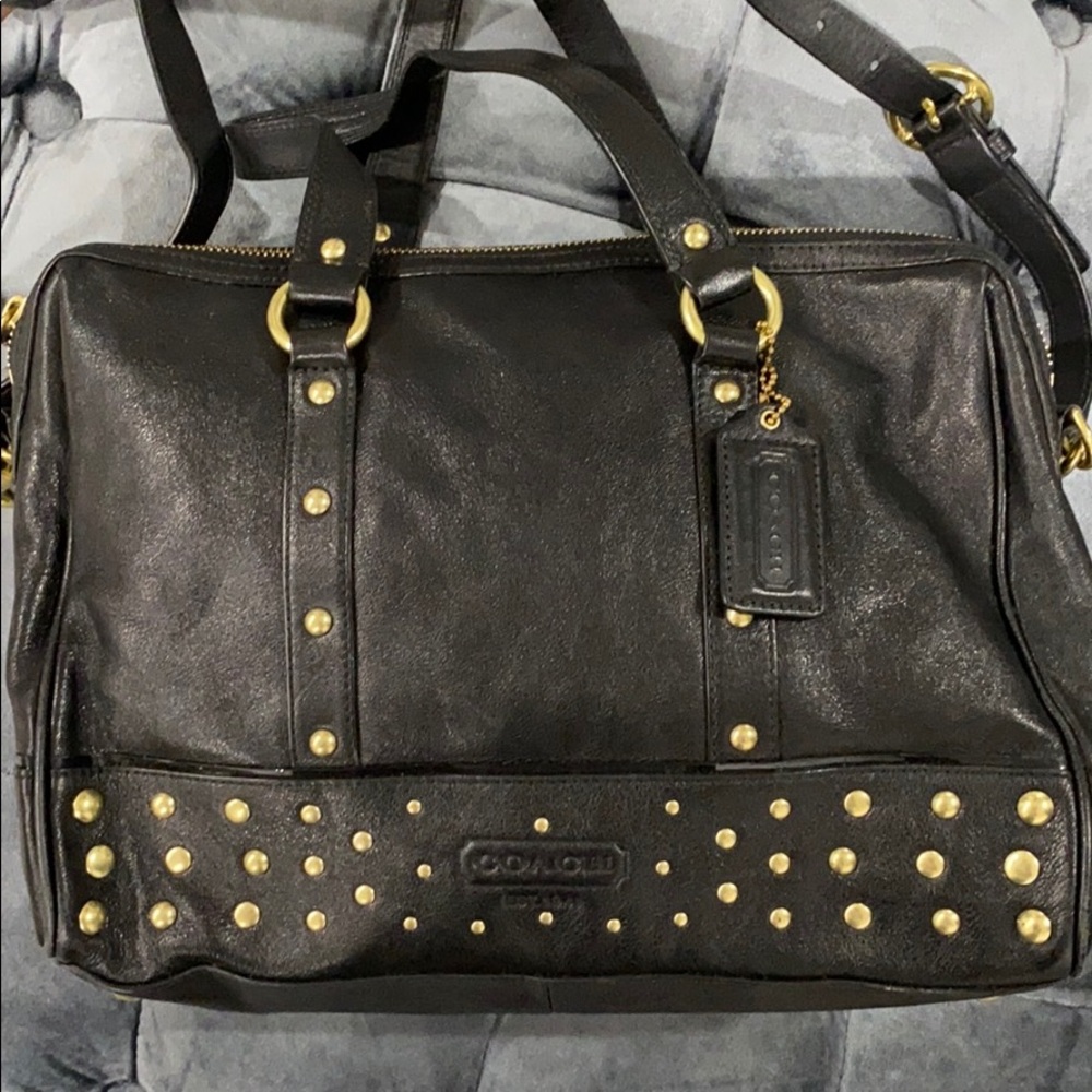Studded Coach purse